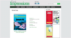 Desktop Screenshot of firstimpressionsmag.com